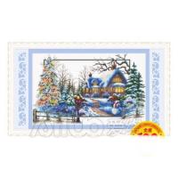 ราคา Ailuo Winter House ภาพวาดปักครอสติช AL21173 (42913517394)