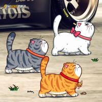 ราคา 【 5 ชิ้น / เซต】กลุ่มน่ารัก แมว สะท้อนแสง กันน้ํา สติกเกอร์รถ สนุก เดิน แมว สติกเกอร์รถ สติกเกอร์หน้าต่างรถ สติกเกอร์รอยขีดข่วน สติกเกอร์รถจักรยานยนต์ (23711893059)