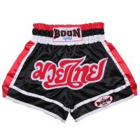 ราคา MT11 Muay Thai Shorts RED WHITE&BLACK กางเกงมวยไทยสีแดง,ขาวดำ (22051137885)