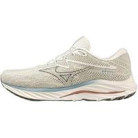 ราคา Mizuno Running Shoes Wave Rider 27 Mens Off White x Black Green (56559036153)