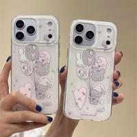 ราคา บอลลูนหมีการ์ตูนสําหรับ iphone17promax 16promax 15promax 15pro iphone13/14 14promax เคส iphone TPU ใหม่กันฝุ่น (50209121684)