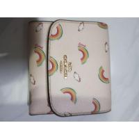 ราคา กระเป๋า coach ตังสามพับสีครีม สองมือ ของแท้ (5173739831)