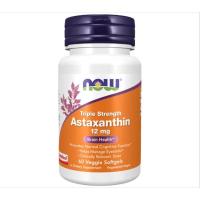 ราคา AstaReal® / Astaxanthin 12 MG 60 Veggie Softgels by NOW Foods (2253) (47107532420)