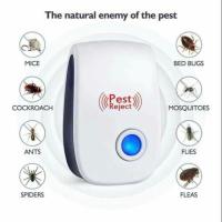 ราคา เครื่องไล่หนู แมลงสาป ยุง และแมลงวัน Electronic Ultrasonic Light Pest Repeller (1392120910)