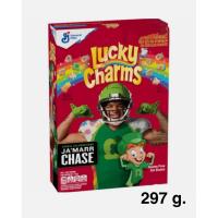ราคา [ส่งด่วน] General Mills Ja'marr Chase Lucky Charms Limited Edition NFL Box Cereal Celebrations อาหาร้ช้า Cereal Box (54552283167)