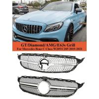 ราคา Front Bumper Facelift Grille For Mercedes Benz C Class W205 Diamond AMG GT E63S Silver Black Grill (42527320968)