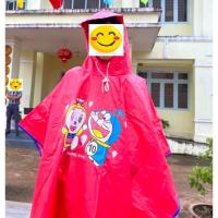 ราคา [5-12 ขวบ] เสื้อกันฝนเด็ก 5-12 ขวบ ทรง โดเรมอน เสื้อกันฝนปีกค้างคาว สําหรับเด็ก (26540025944)