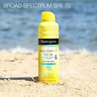 ราคา สเปรย์กันแดด นูโทรจินา สูตรกันน้ำ สำหรับเด็ก Neutrogena Beach Defense Kids Sunscreen Spray SPF 70 (24504061027)