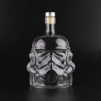 ราคา ความแปลกใหม่ Star Wars Stormtrooper หมวกกันน็อคแก้ว Vodka Whisky ขวดเหล้า Liqueur คริสตัลขวดไวน์ Aerator Bar เครื่องมือไวน์ของขวัญ (29580089042)