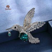 ราคา [Fas-t] Rhinestone Hummingbird เข็มกลัดสําหรับผู้หญิง Unisex Bird Animal Pins จัดเลี้ยง Bapa ของขวัญเครื่องประดับอุปกรณ์เสริม (45459872937)