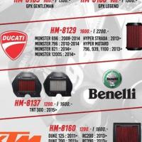 ราคา กรองอากาศผ้า (HURRICANE) DUCATI MONSTER 696 795 796 1100 (21472372773)