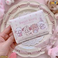 ราคา HAELIN กระเป๋าสตางค์ใบสั้น, กระเป๋าใส่เหรียญหนัง PU ลายการ์ตูน, กระเป๋าใส่บัตร Mikko แบบพกพาผู้หญิงเด็กผู้หญิง (57907489065)