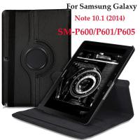 ราคา สําหรับ Samsung Galaxy Note 10.1 (2014 Edition) SM-P600 SM-P601 SM-P605 เคสแท็บเล็ต 360 Roating Stand Cover (52857652187)