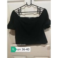 ราคา Off Shoulder Crop Top เสื้อครอปเปิดไหล่ Jaspal (14771494686)