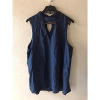 ราคา เสื้อแขนกุด คอปิดเว้าอก สีกรม (29609752825)