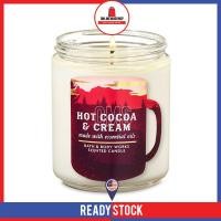 ราคา Bath and Body Works 1 Wick Candles HOT COCOA & CREAM ของแท้ (27044126926)