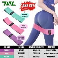 ราคา 1 Set Women's Resistance Bands Stretch Bands for Fitness Yoga Squats and Butt Exercises Includes Three Resistance Levels (43827844413)