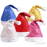 ราคา Esp หมวกซานตาคลอสประดับเลื่อมพร็อพสําหรับผู้ใหญ่และเด็กสําหรับปาร์ตี้คริสต์มาส (13532650570)