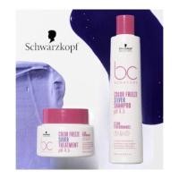 ราคา ของใหม่เเท้Bonacure Color Freeze Silver Shampoo 250ml / Treatment 200ml (19745039671)