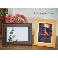 ราคา กรอบรูปลายไม้ พร้อมรูปภาพ ไม้จริง ขนาดรูป 4x6 5x7 6x8 8x10 นิ้ว และ A4 พร้อมตกแต่งบ้าน (16571519728)