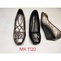 ราคา 1120 สีดำ ส้นเตารีด รองเท้าคัทชู ลายปัก สำหรับใส่ทำงาน เรียน นุ่มสบายเท้า แบรนด์ LeePop (27112904007)