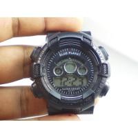 ราคา นาฬิกา Vintage มือสองญี่ปุ่น BLUE PLANET QUARTZ ผู้ชาย ทรงกลม กรอบดำ หน้าดำ+LCD ANALOG DIGITAL ไม่มีสาย 49mm (50155412996)