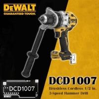 ราคา DeWALT DCD1007 สว่านกระแทกไร้สาย 3 speed (เครื่องเปล่า) DCD1007N (47555401669)
