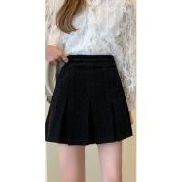 ราคา กระโปรงกางเกงลูกฟูก สีดำ ️Keltis (25654412661)
