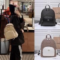 ราคา ของแท้ %Coach กระเป๋าเป้ลายเสือใหม่กระเป๋านักเรียนผู้หญิง (ความจุมาก) C7317 (18291643008)
