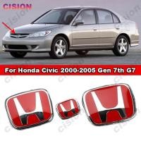 ราคา สติกเกอร์อะคริลิค รูปโลโก้ 3D สีแดง สําหรับติดตกแต่งพวงมาลัยรถยนต์ Honda Civic 2000 2001 2002 2003 2004 2005 1 ชิ้น (25064450058)