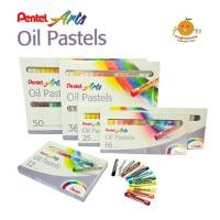 ราคา สีชอล์ค สีชอล์ก เพนเทล Pentel Oil Pastels 12/16/25/36/50 สี (44507456360)