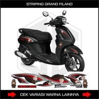 ราคา สติ๊กเกอร์แถบ YAMAHA GRAND FILANO พร้อม PUMPKIN MOTIF / YAMAHA GRAND FILANO สติ๊กเกอร์กราฟิกมอเตอร์ไซค์ (44609075066)