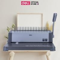 ราคา เครื่องเข้าเล่มเอกสาร Deli เครื่องสันกระดูกงู เจาะกระดาษ เครื่องเจาะเข้าเล่มกระดูกงู(1 เครื่อง) (29524230194)