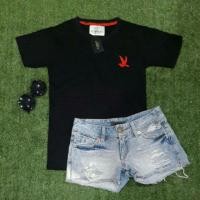 ราคา เสื้อยืดคอกลม CC-OO ปักนก ผ้า cotton (42846393)