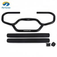 ราคา Perfeclan แฮนด์ผีเสื้อน้ําหนักเบาอลูมิเนียมอัลลอยด์ MTB Handlebar Ergonomic ขี่จักรยานบาร์สําหรับ Touring จักรยานเสือหมอบ (53959682885)