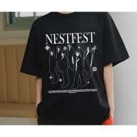 ราคา เสื้อยืด GOT7 Nestfest Concert | สีดำ/ขาว | สไตล์คอนเสิร์ต | ผ้าฝ้ายใส่สบาย S-5XL (28383509522)
