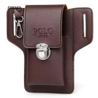 ราคา EIRENE0 Phone Waistpack, PU Solid color Mens Belt Leather, Travel Casual Phone Bags (42429533882)