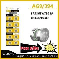 ราคา AG9 แบตเตอรี่ SR936SW/394 1.55v แบตเตอรี่เซลล์ปุ่มอัลคาไลน์ เหมาะสำหรับเครื่องช่วยฟัง นาฬิกา เครื่อง (58051227852)