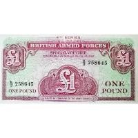 ราคา แบงก์​สะสม​อังกฤษ​ England, 1 Pound, (แบงก์​ทหาร), ไม่​ผ่าน​ใช้​ UNC, B1021T (22177767339)