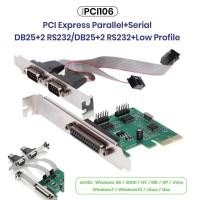 ราคา ITcam88 PCI016PCI-E 2 Serial 1 Parallel I/O Card PCI Express to RS232 com Port + Printer LPT (29274014838)