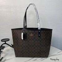 ราคา แท้%Coach F36658 Reversible city tote in signature canvas (outlet) (25707220751)