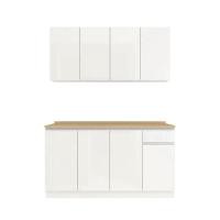 ราคา HomeHuk ชุดครัว รุ่นเตตริส ขนาด 160 ซม. - สีขาว (49958564745)