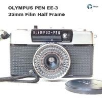 ราคา กล้องฟิล์ม ยี่ห้อ Olympus Pen EE-3 f/3.5 28mm Half #5418461 พร้อมฝาปิด Rear item ตัวสะสม (21479989060)