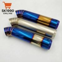 ราคา ​ปลายท่อกระบะซิ่ง (สแตนเลสแท้ 304) ไดร์สีไทเท / ยิงทราย ขนาด 2.5 ออก 3 นิ้ว ยาว 15 นิ้ว (49653535366)