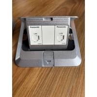 ราคา Panasonic DU6966LT9 เต้ารับคู่ LAN CAT6 พานาโซนิค Pop Up Floor Outlet Duplex (28643113338)