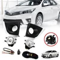 ราคา ไฟตัดหมอก รุ่น TOYOTA COROLLA ALTIS ปี 2014 - 2016 พร้อมครอบ สีดำ วงแหวนโครเมี่ยม พร้อมชุดสายไฟ 1ชุด (42673642886)