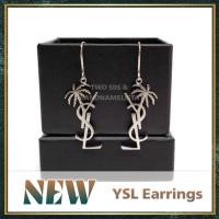 ราคา [สอบถามก่อนกดซื้อ]​ แท้​ New YSL Earrings อุปกรณ์ กล่อง ถุงผ้า (2919084146)