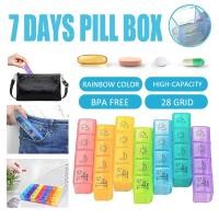 ราคา กล่องใส่ยา​ระบุวันบนฝากล่อง 21​ ช่อง​ และ​ 28​ ช่อง กล่องใส่ยา ตลับใส่ยา กล่องแบ่งยา กล่องบรรจุยา (48405163820)