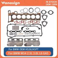 ราคา Engine Full Gasket Set Fit 2.5 3.0 L For BMW 325i 530i X3 X5 Z4 E39 E46 M54 M54B25 M54B30 2.5L 3.0L (49206335096)