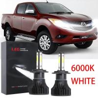 ราคา 2 ชิ้น DGHSD HGKD GGCC LED สีขาว 6000K หลอดไฟชุดไฟหน้าสําหรับ MAZDA BT-50 2011-2017 (โคมไฟหัว) 12-32V ชุด 2 ชิ้น (44230484382)